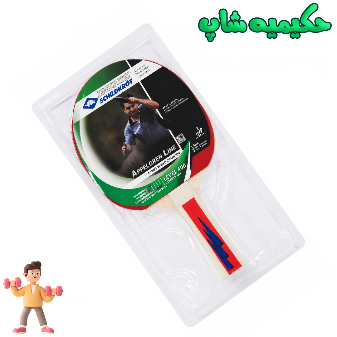 راکت پینگ پنگ، دونیک لول 400 اصلی، چوب چندلایه فشرده